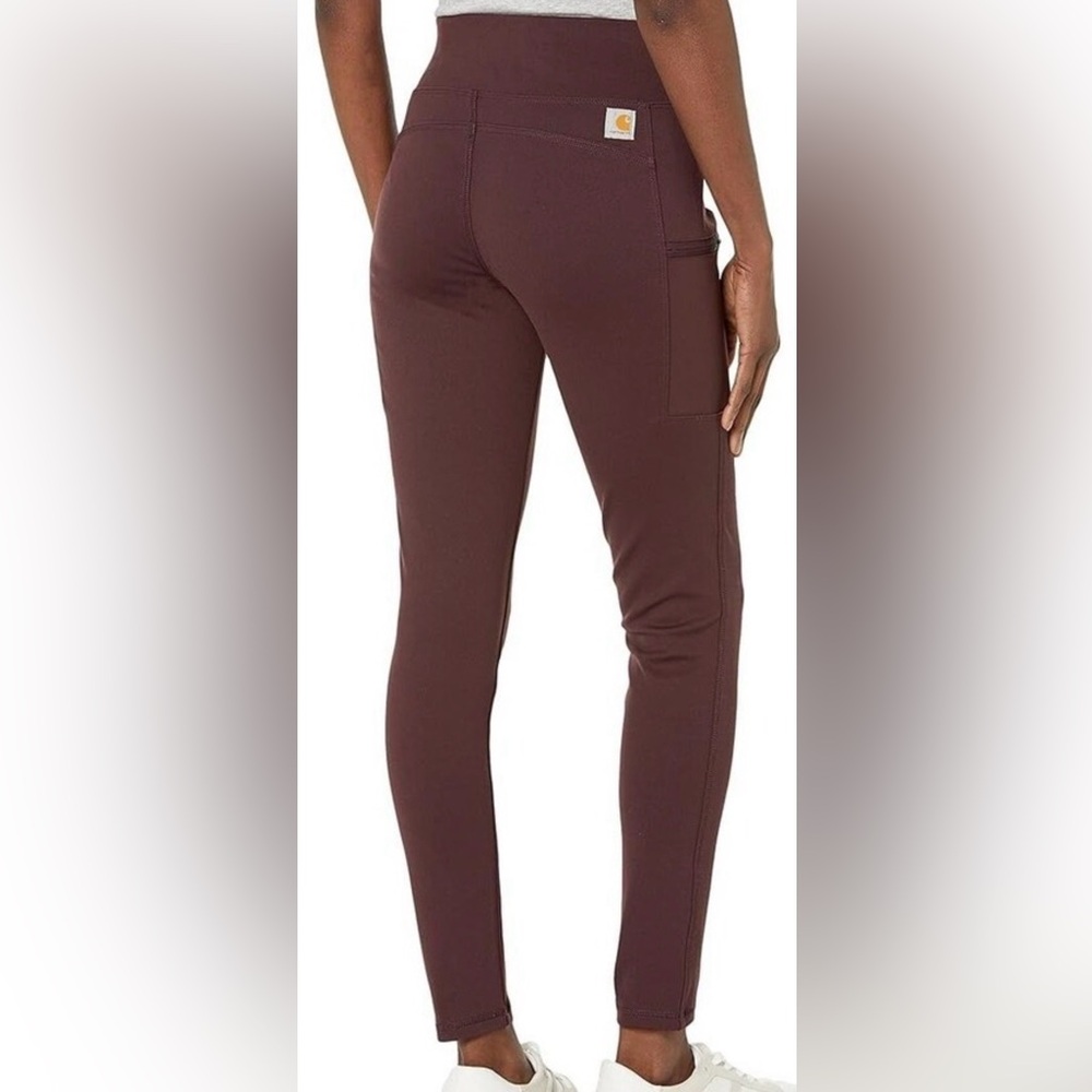 Carhartt Women's Blackberry Dark red Pants leggings utility xs 0 2 NWT new
